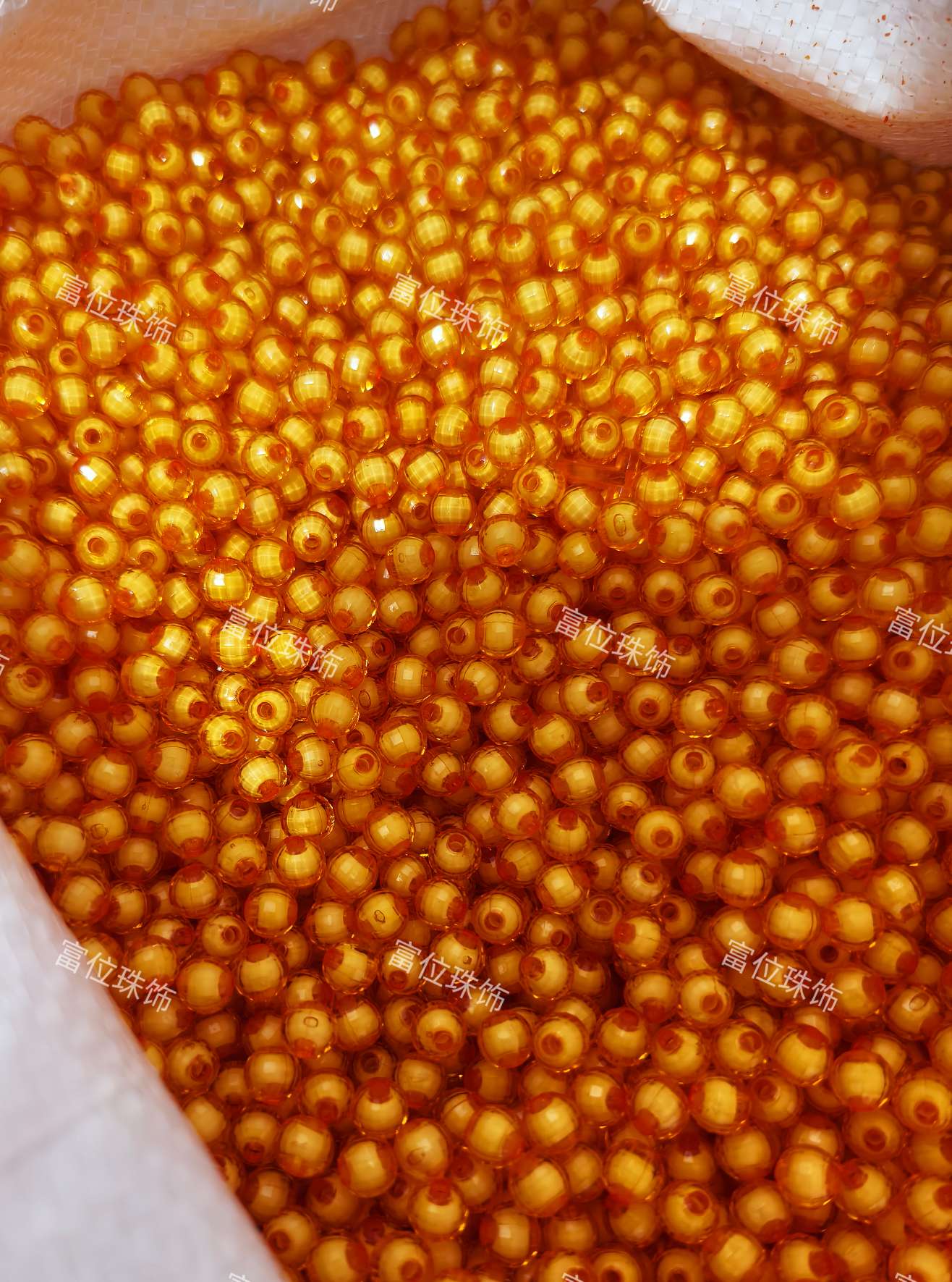 塑料珠中珠#plastic beads产品图