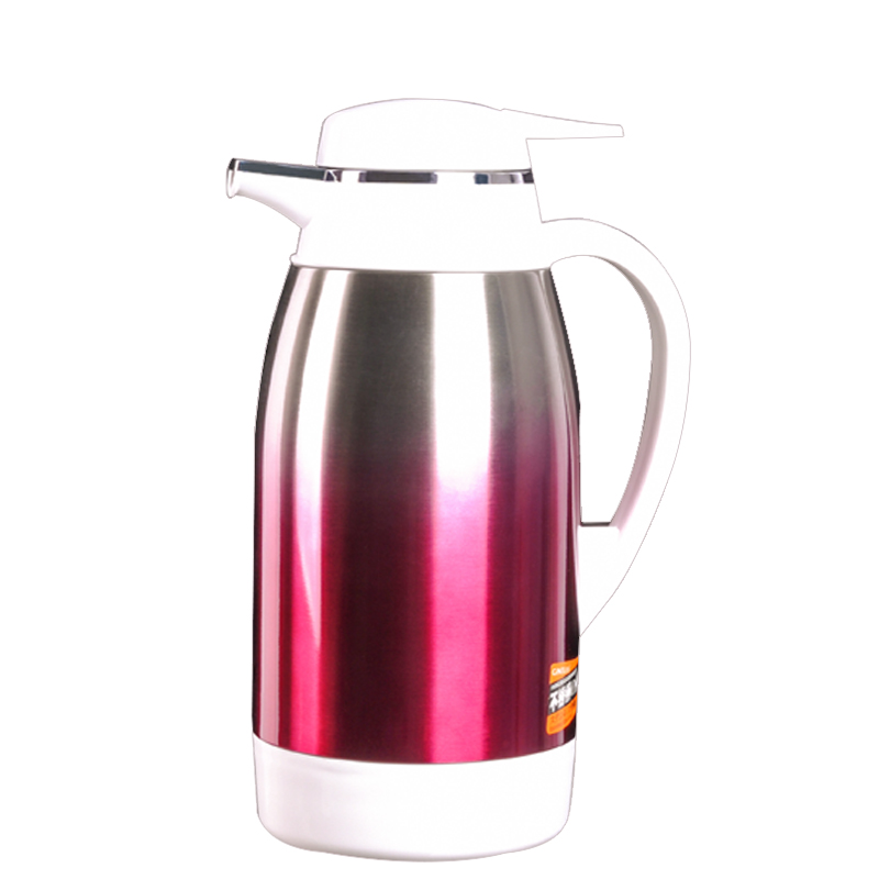 渐变色咖啡壶长效保温暖水壶 钢体瓶身酒店家用红胆保温壶咖啡壶暖壶EJSHE大容量送礼礼品外贸国内暖瓶详情1