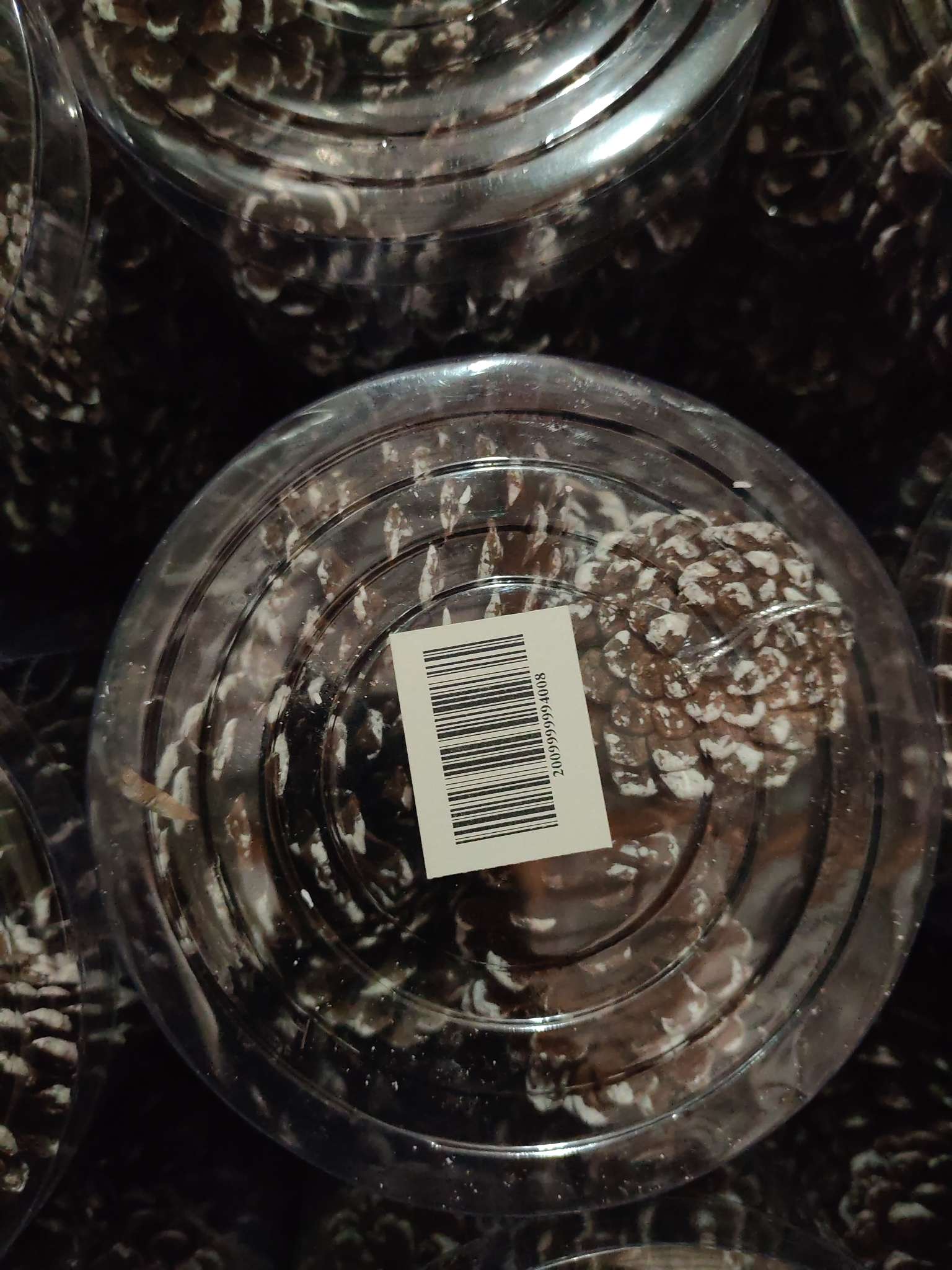 圣诞松果圣诞挂件装饰品小挂件吊件节日用品场景布置细节图