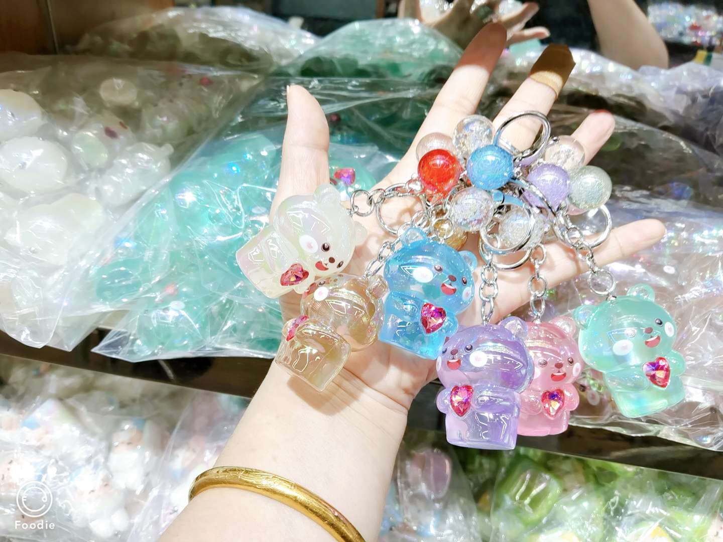 Acrylic figurine pendant details Picture