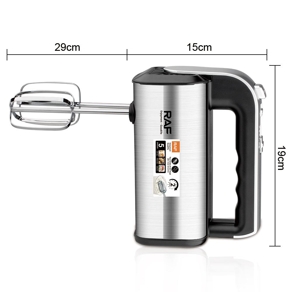 RAF European standard fully automatic handheld household electric egg beater, high-power baking whipper, cream mixer R.6695 pic 13