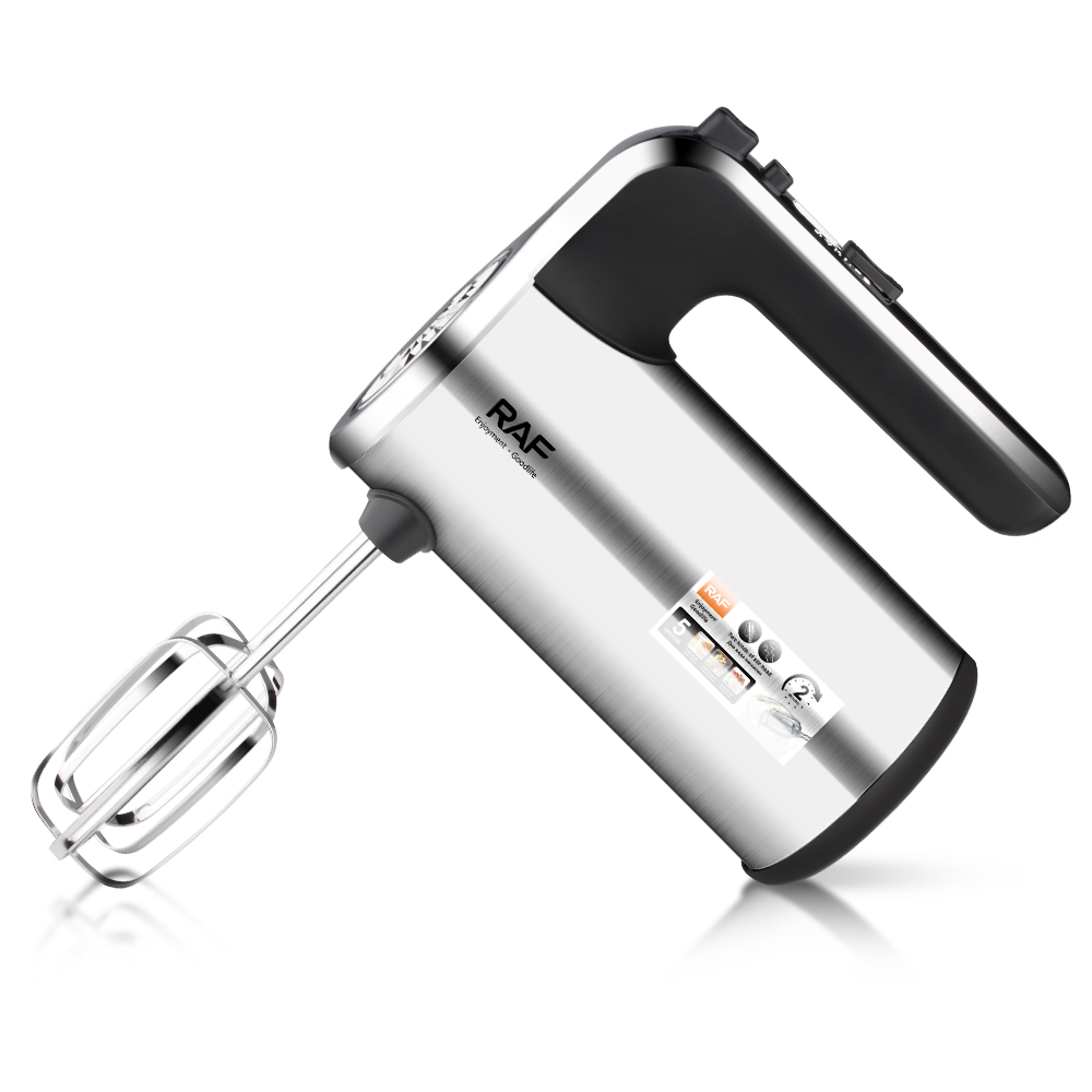 RAF European standard fully automatic handheld household electric egg beater, high-power baking whipper, cream mixer Item Picture