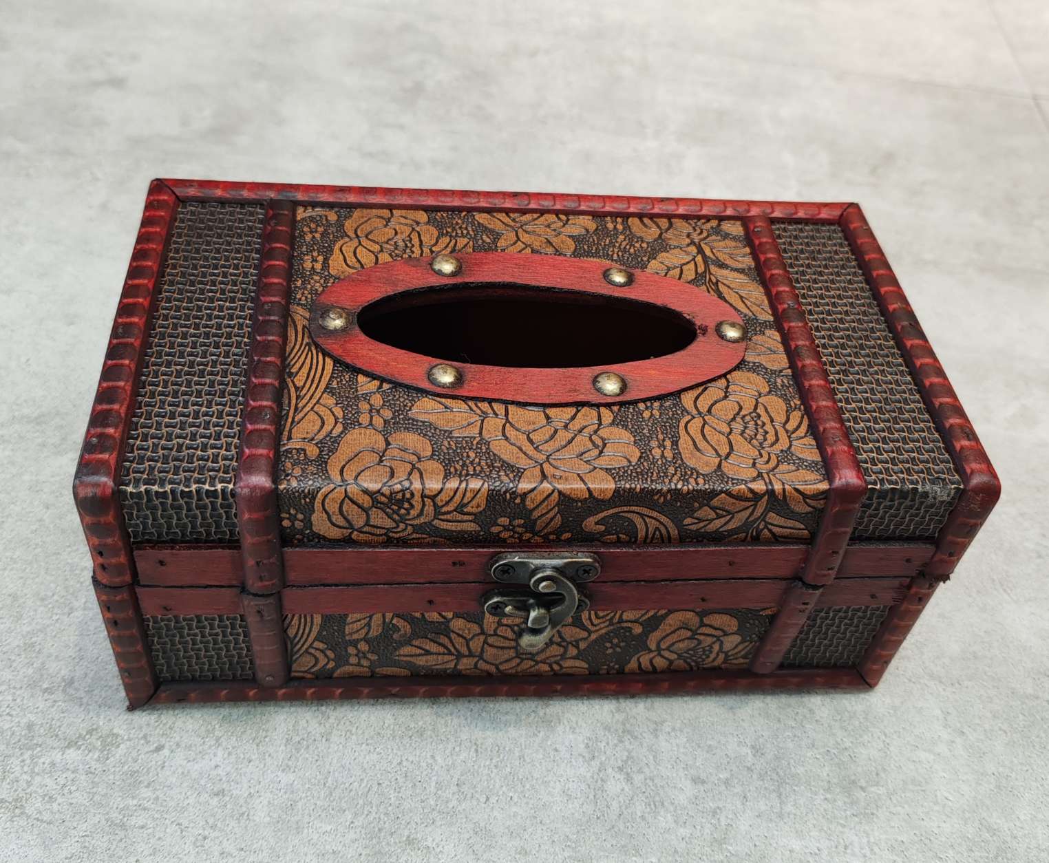 实木纸巾盒复古中国风创意家用客厅茶几擦手纸盒茶餐厅饭店抽纸盒