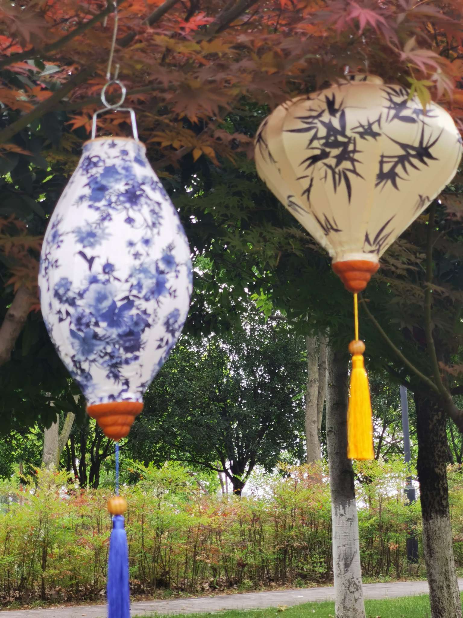 Mid-Autumn Festival cultural supplies, office decoration, DIY Mid-Autumn Festival lanterns, creative traditional Mid-Autumn Festival handmade lanterns, environmentally friendly materials, safe and non-toxic detail image 3