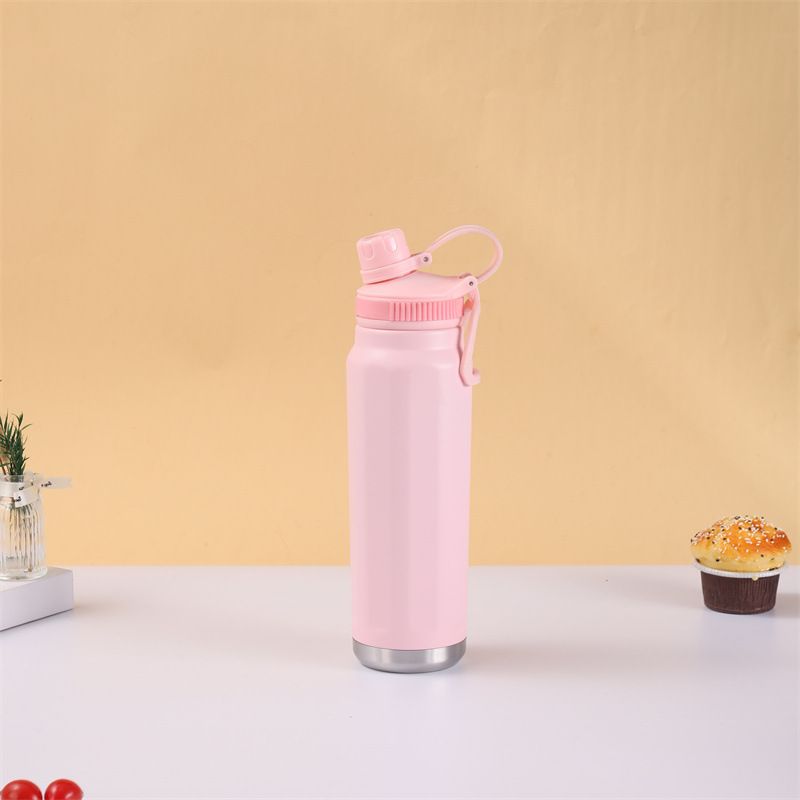 Stainless steel handle sports water bottle, car sports cycling water bottle, mountain climbing and travel water bottle Specification image