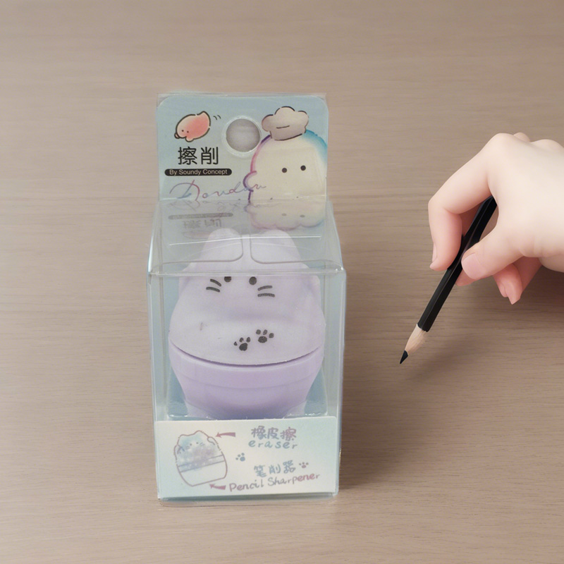 FABER BAODI Rubber 2-in-1 pencil sharpener Specification drawing