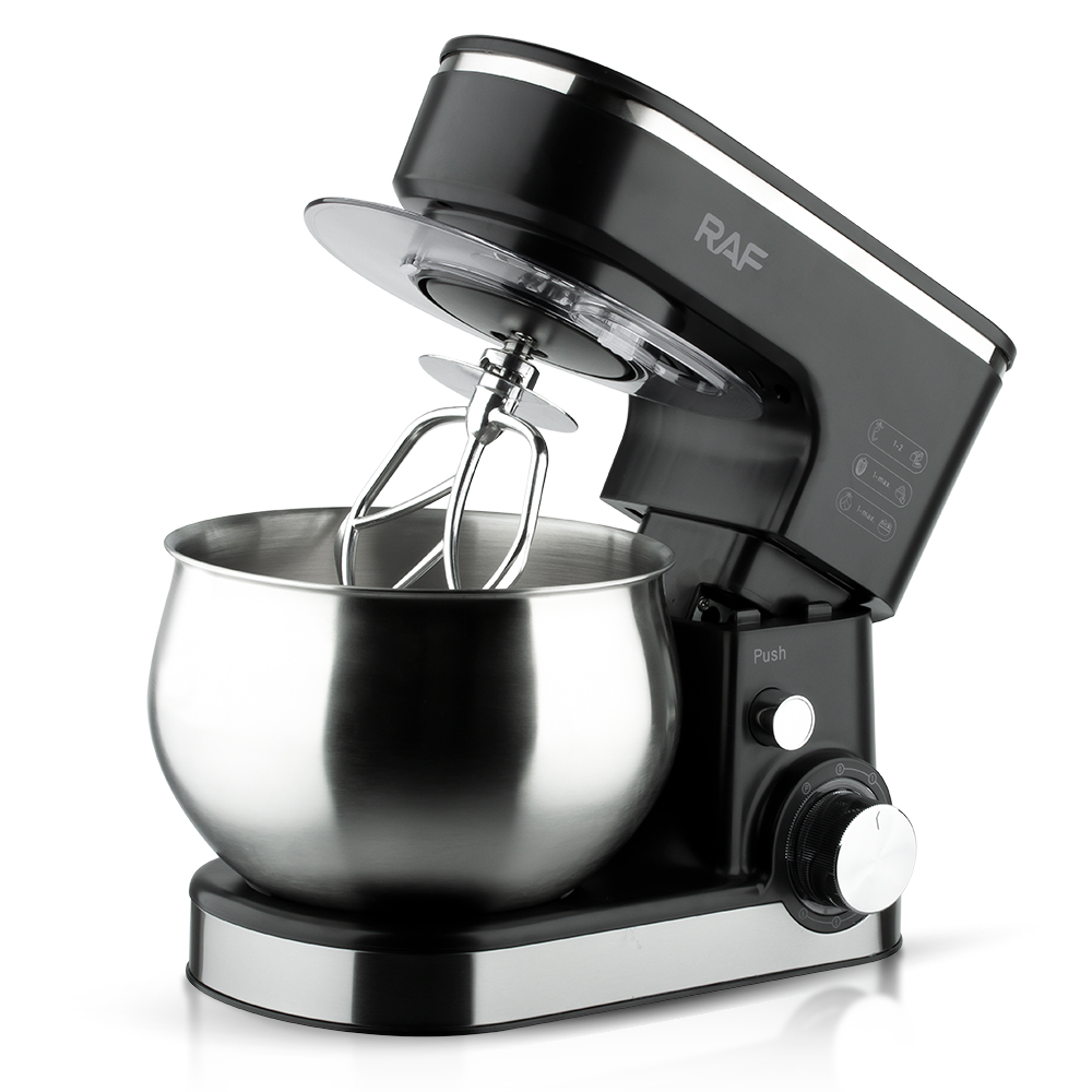 RAF European standard cross-border chef machine, stainless steel bowl, high-power dough mixer, egg beater, dough mixer, egg beater Item Picture