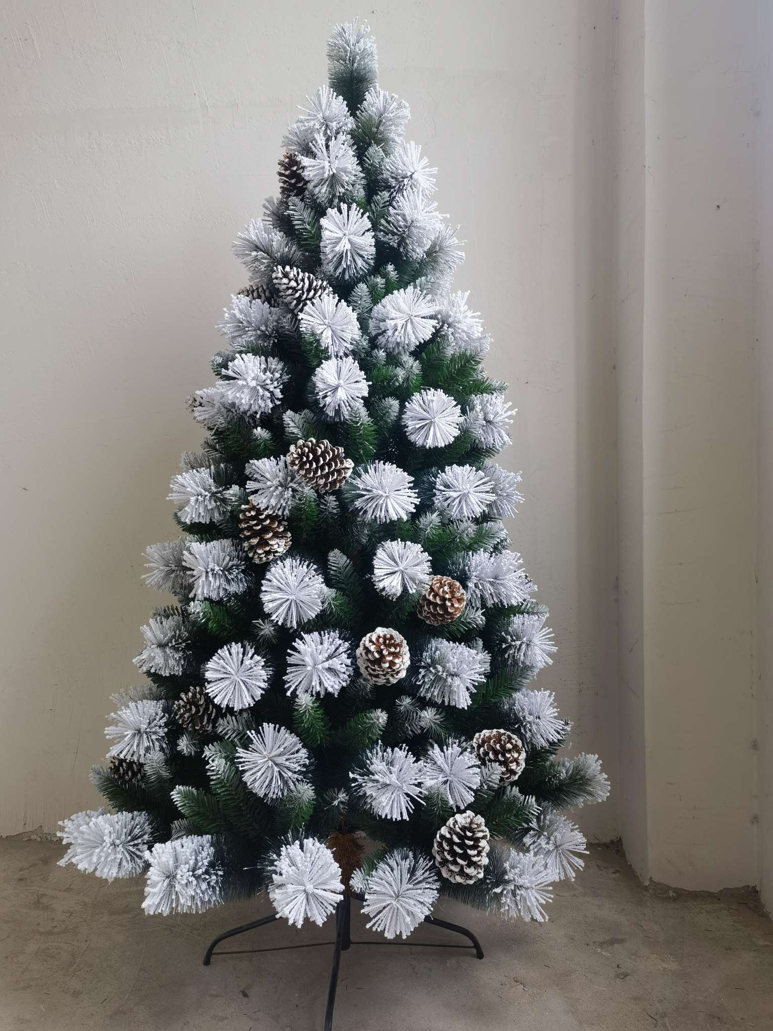 圣诞树落雪树植绒树自动树2