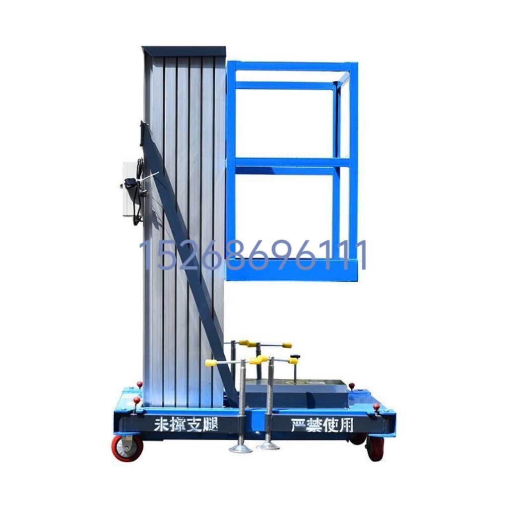 Aluminum alloy mobile single and double column AC/DC dual-purpose aerial work and maintenance vehicle, small lift, mobile 4-14 meters Application Scenario