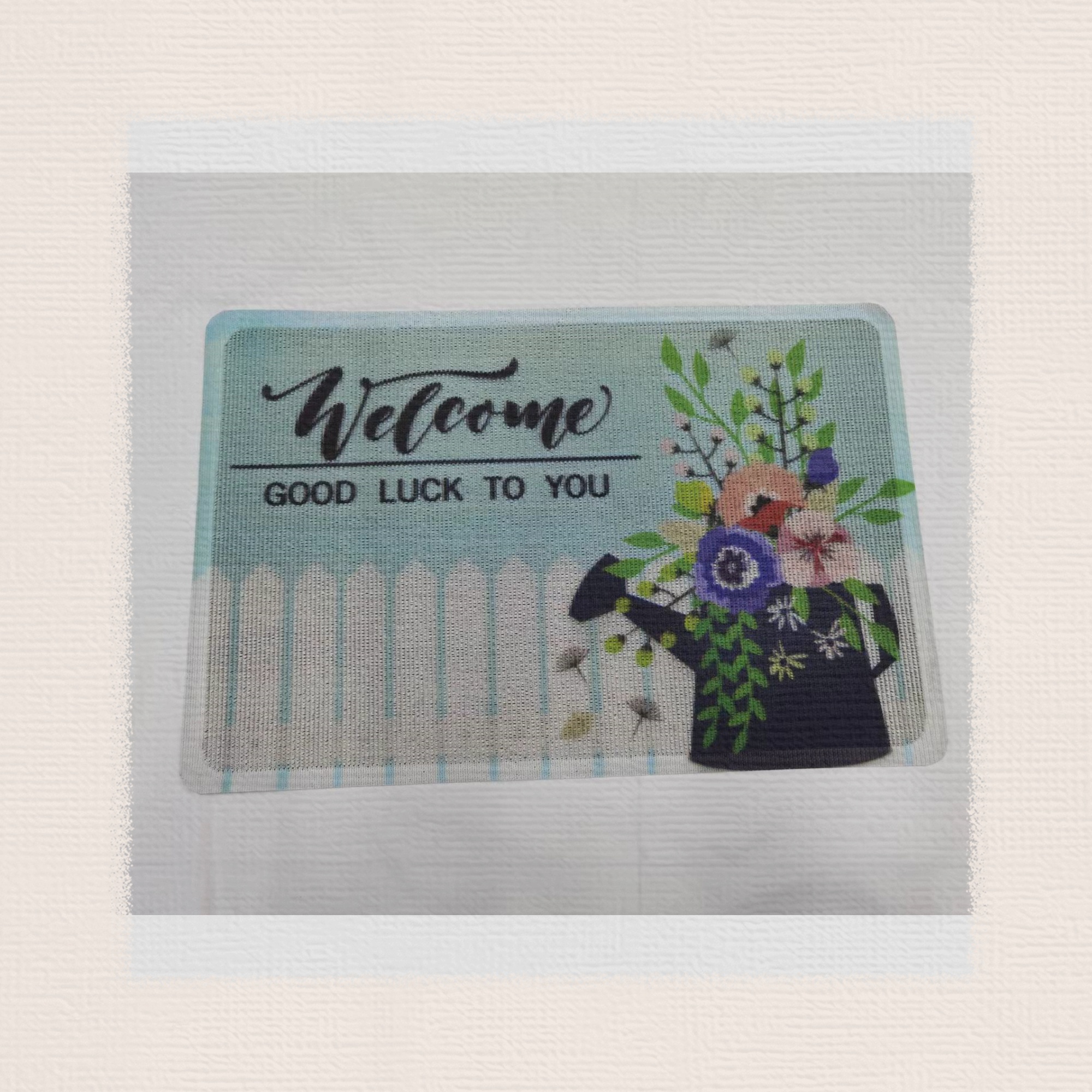 PVC Teslin printed floor mat, anti-slip mat, floor mat, door mat, kitchen mat, bathroom mat, outdoor mat, scratch-off floor mat. Good product quality, multiple patterns, no color fading, excellent anti-slip effect, 40*60cm details Picture