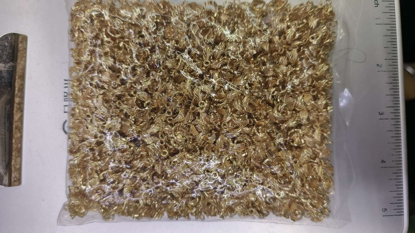 合金吊坠扣 挂坠扣 项链扣子 多色吊坠扣 枫叶吊坠扣详情图3