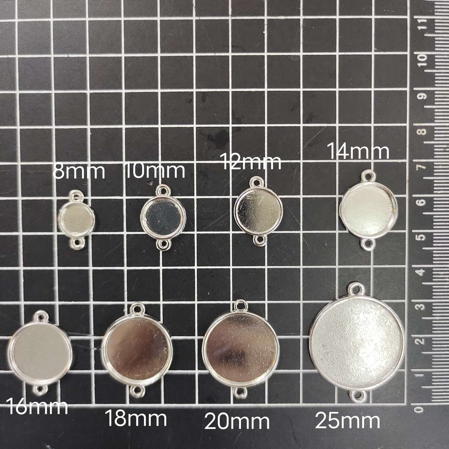 环保合金底台饰品配件时光宝石底座详情图3