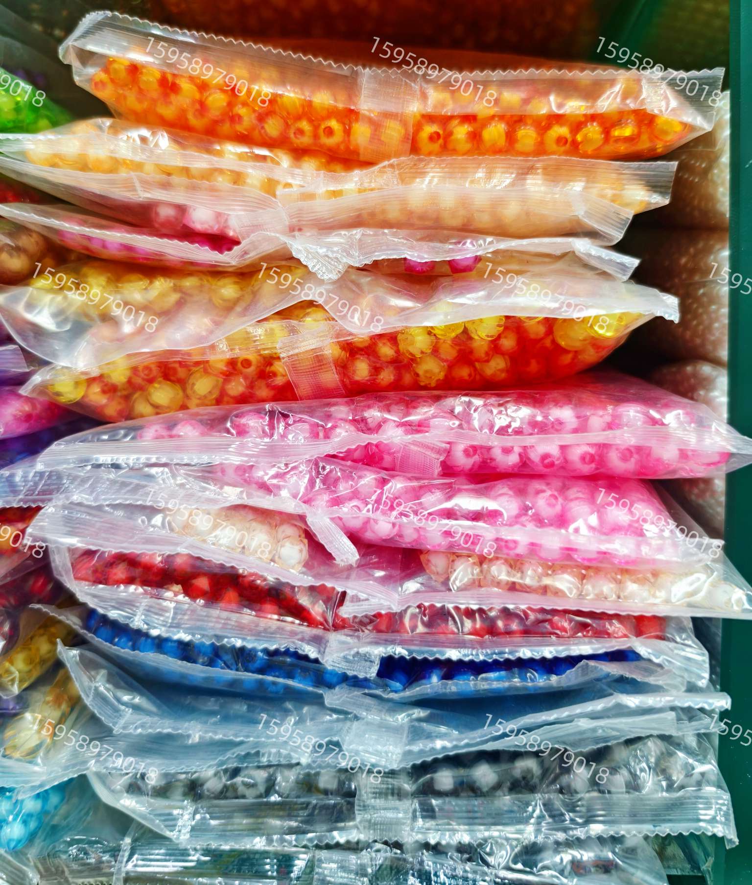 塑料珠中珠#plastic beads详情图2