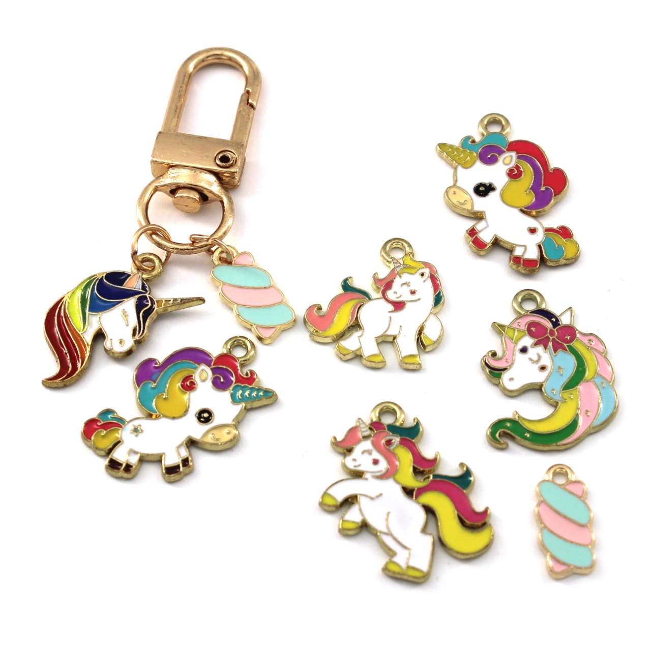 diy personalized matching of new unicorn marshmallow accessories, Korean version Application Scenario