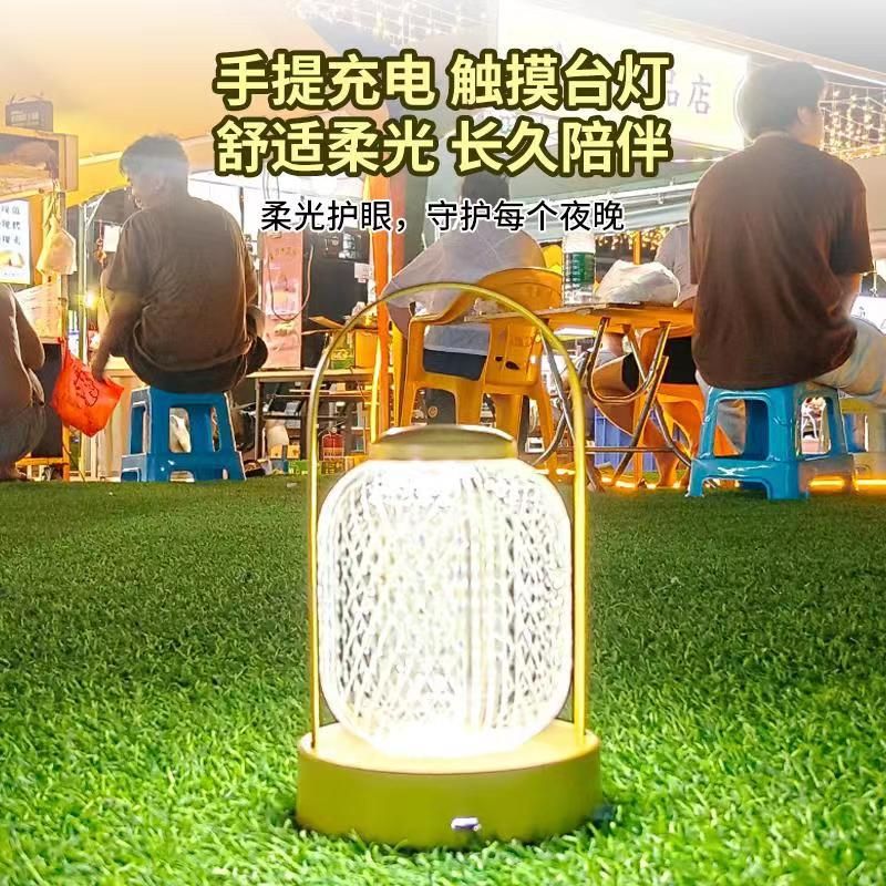 夜灯/小夜灯/磁悬浮月球灯/玻璃球台灯旋转/莲花小夜灯白底实物图