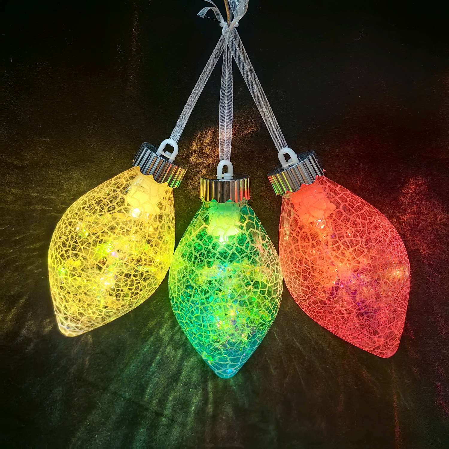 Christmas decorations, Christmas balls with lights, plastic Christmas balls, Christmas decorations Specification image
