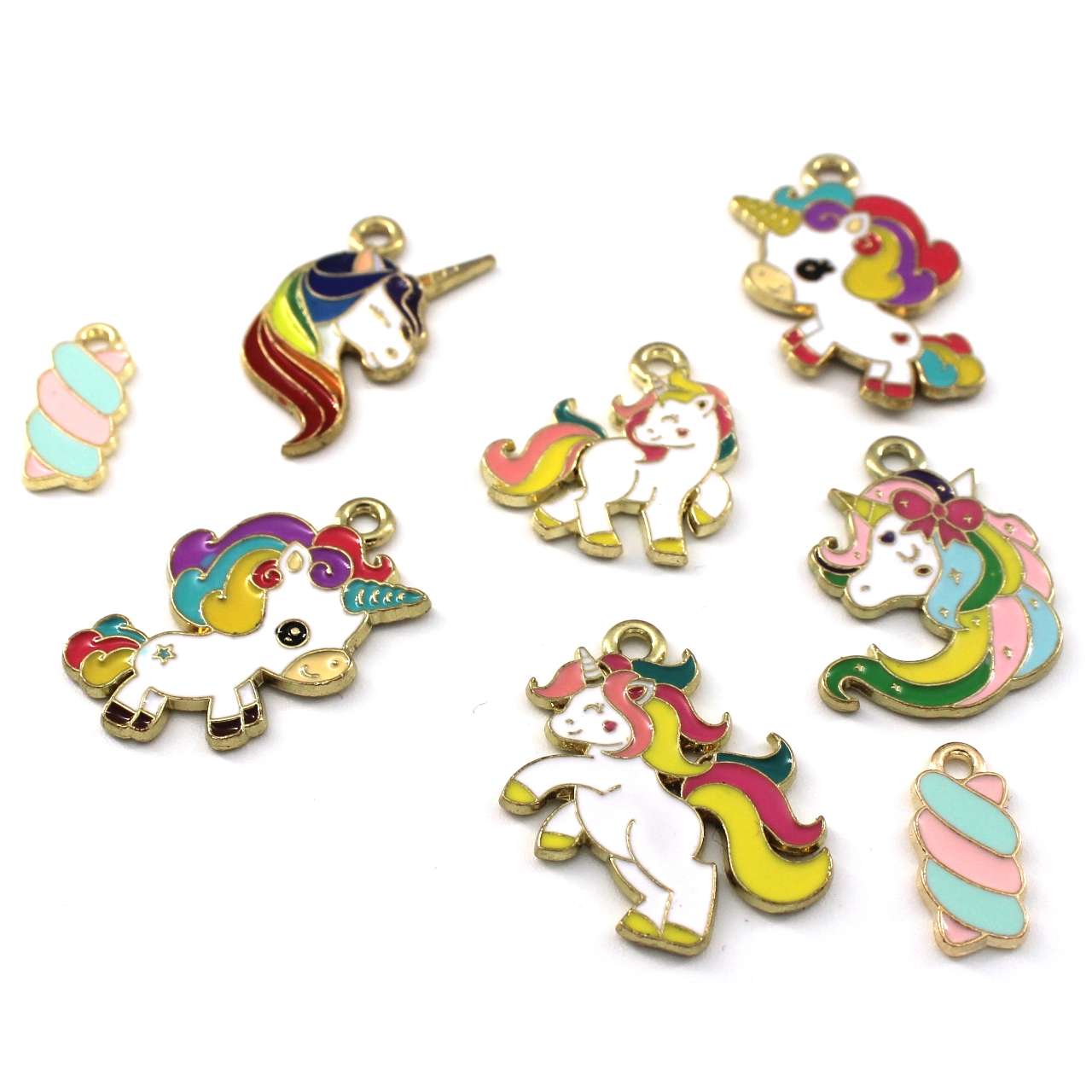 diy personalized matching of new unicorn marshmallow accessories, Korean version details Picture