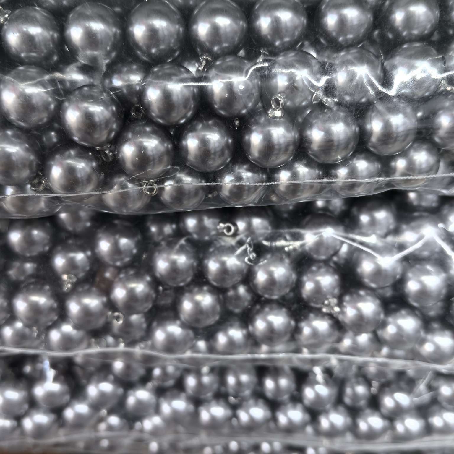 A complete set of jewelry accessories, including copper beads, soft clay alloy resin accessories, DIY handcrafted materials, bracelets, necklaces, earrings, high-gloss imitation pearl round bead pendants, diy handcrafted materials, fashionable earrings, necklaces and ornaments detail image 7