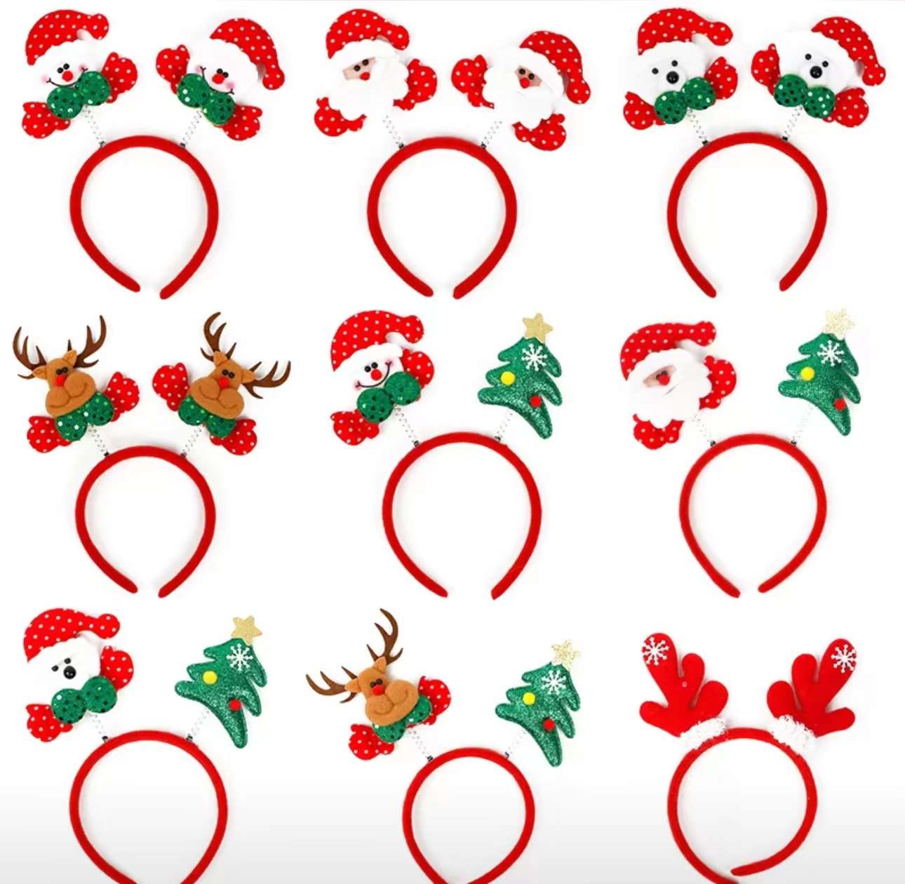 Christmas decorative headbands and Christmas decorative cartoon glasses come in a wide variety of styles and designs. We offer both wholesale and retail services for holiday gifts and Christmas detail image 2