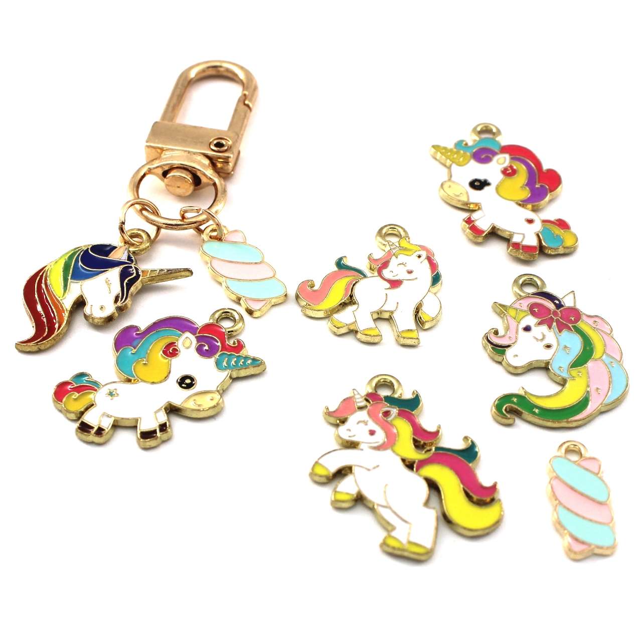 diy personalized matching of new unicorn marshmallow accessories, Korean version