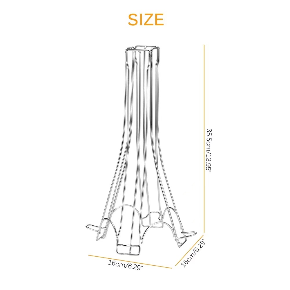 胶囊咖啡收纳架立式金属款存储架纯色32粒埃菲尔铁塔型置物架详情图4