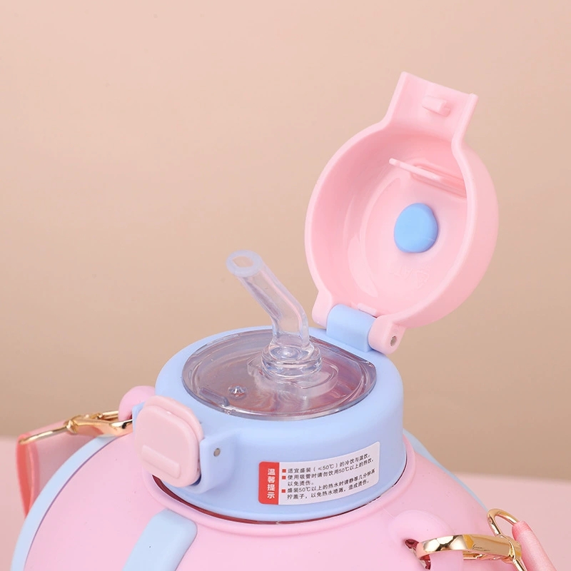 H185- Submarine Plastic Cup, Straw Cup, Cartoon Cute, anti-drop Plastic Cup, Large capacity for Boys and girls, Big Belly Cup, Big belly Cup Plastic Cup, Water cup detail image 8