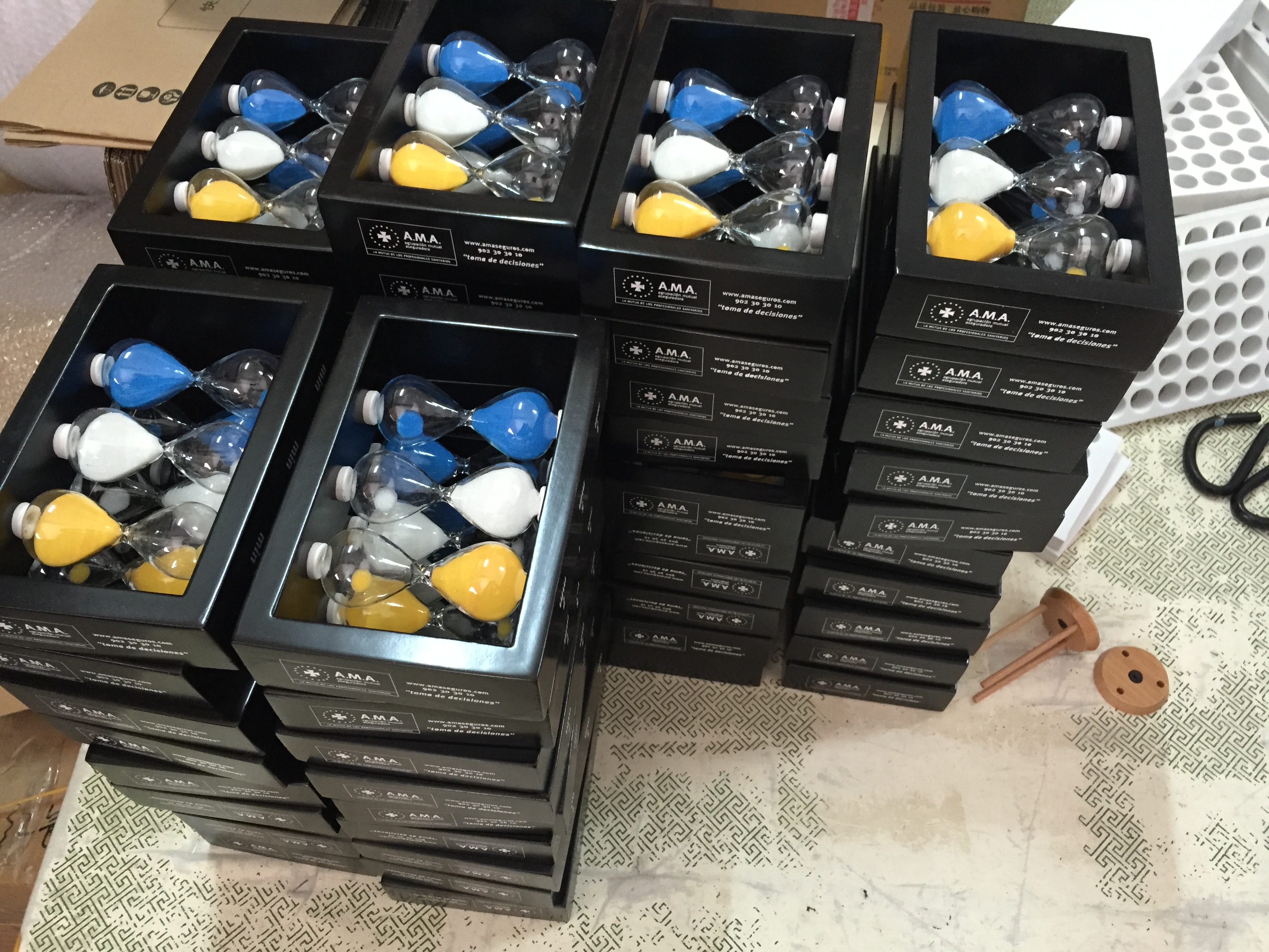 沙漏订制创意桌面摆件漏沙礼品教学教具生日礼物定制LOGO