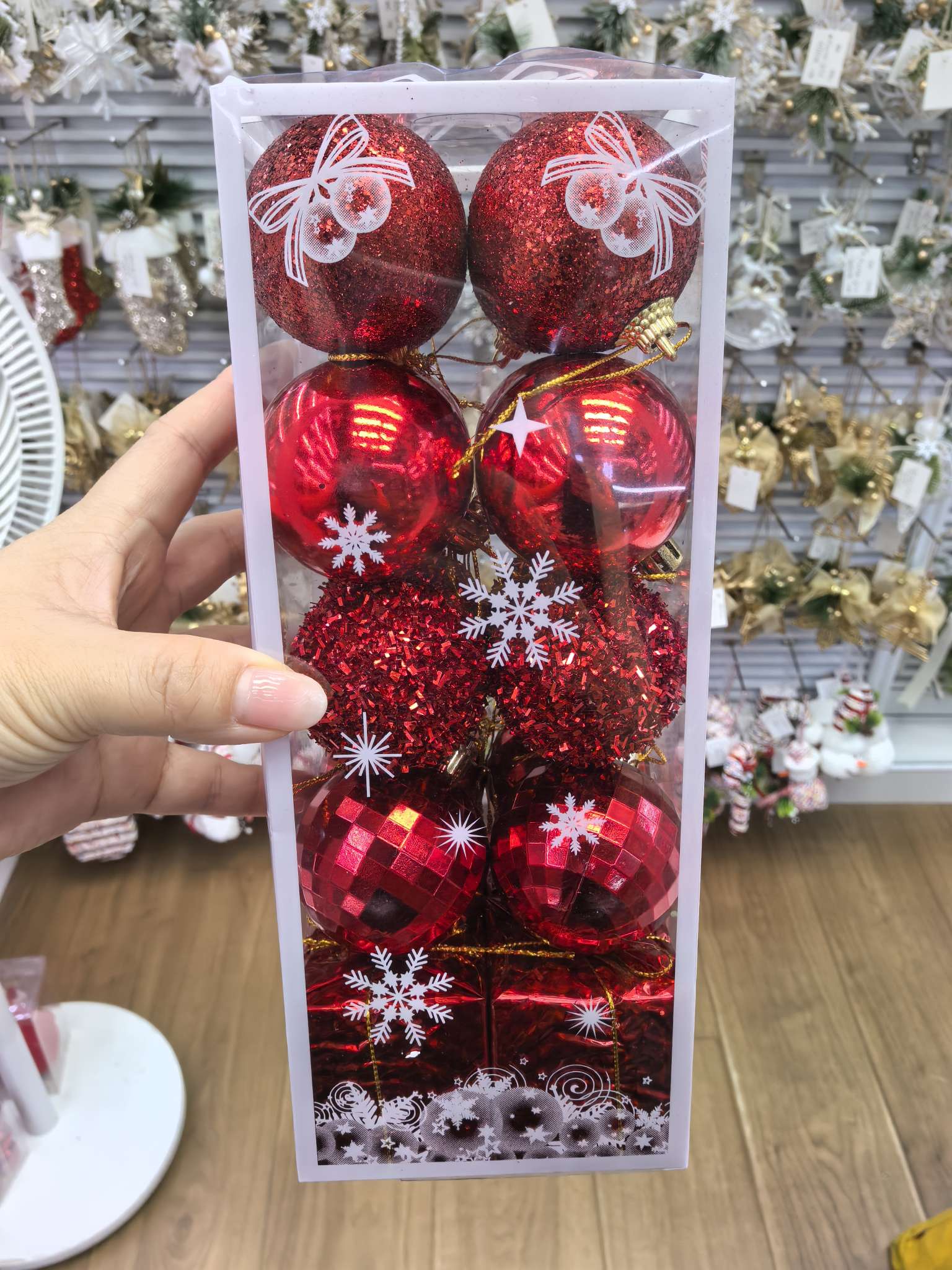 圣诞球，圣诞装饰品，多多盒，热销款圣诞装饰品圣诞节圣诞