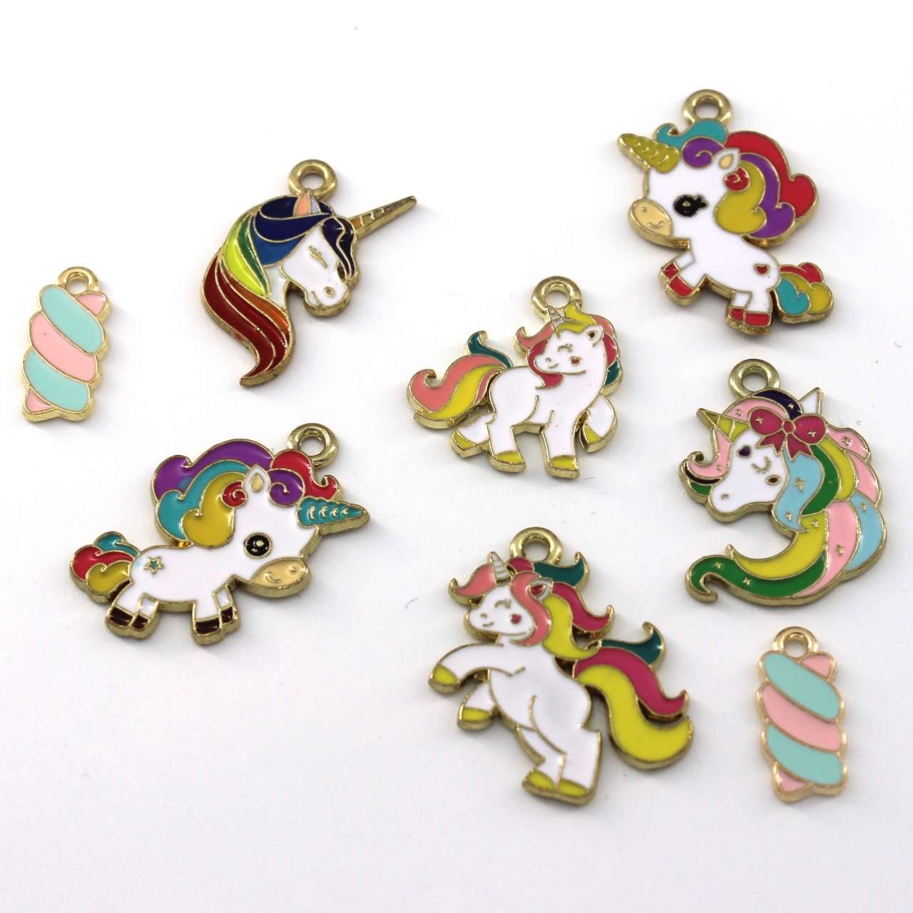 diy personalized matching of new unicorn marshmallow accessories, Korean version Specification image