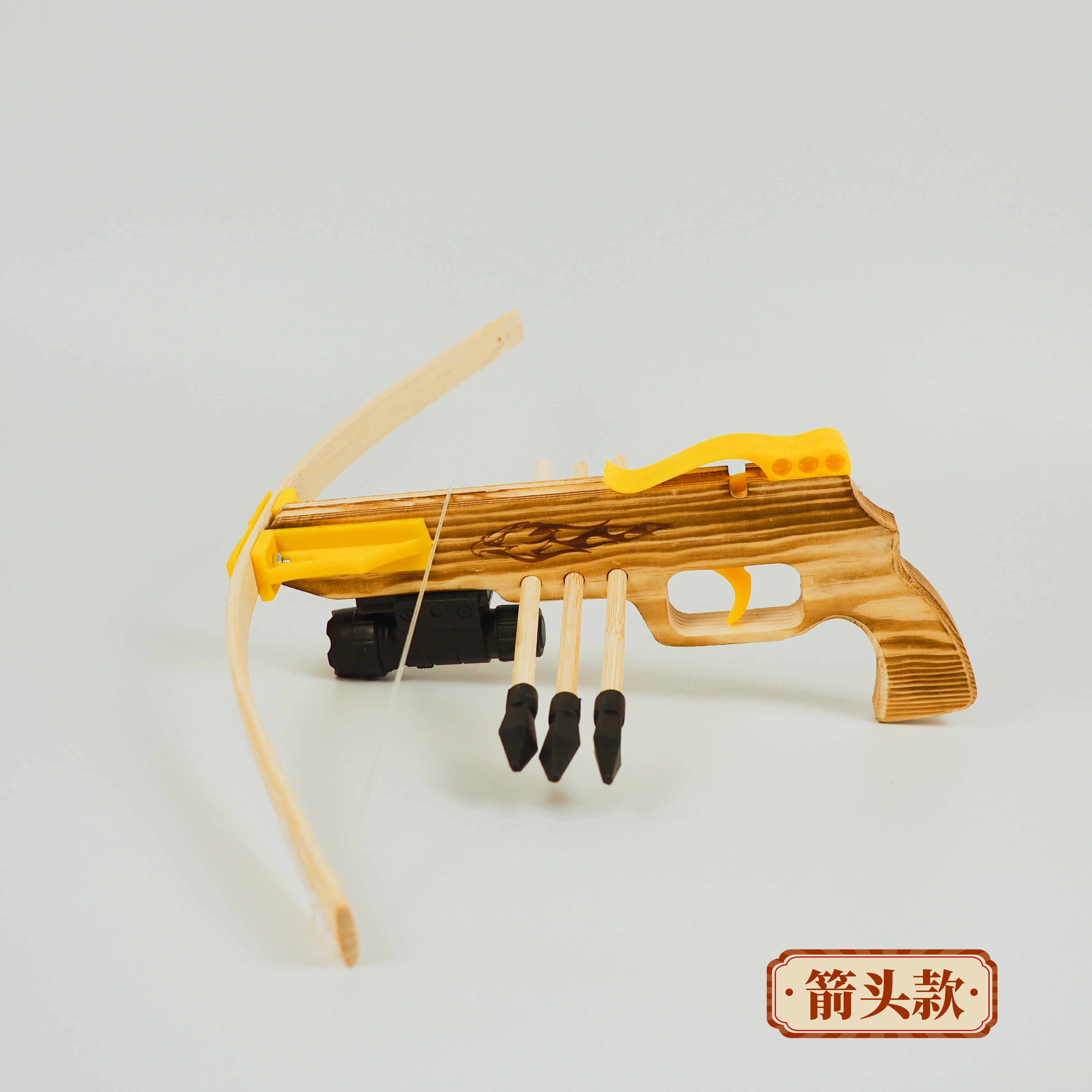 Children's toy crossbows with infrared bows, crossbowmen, toy guns, toy crossbows, bamboo and wooden crossbows, toy crossbows, non-destructive Specification image