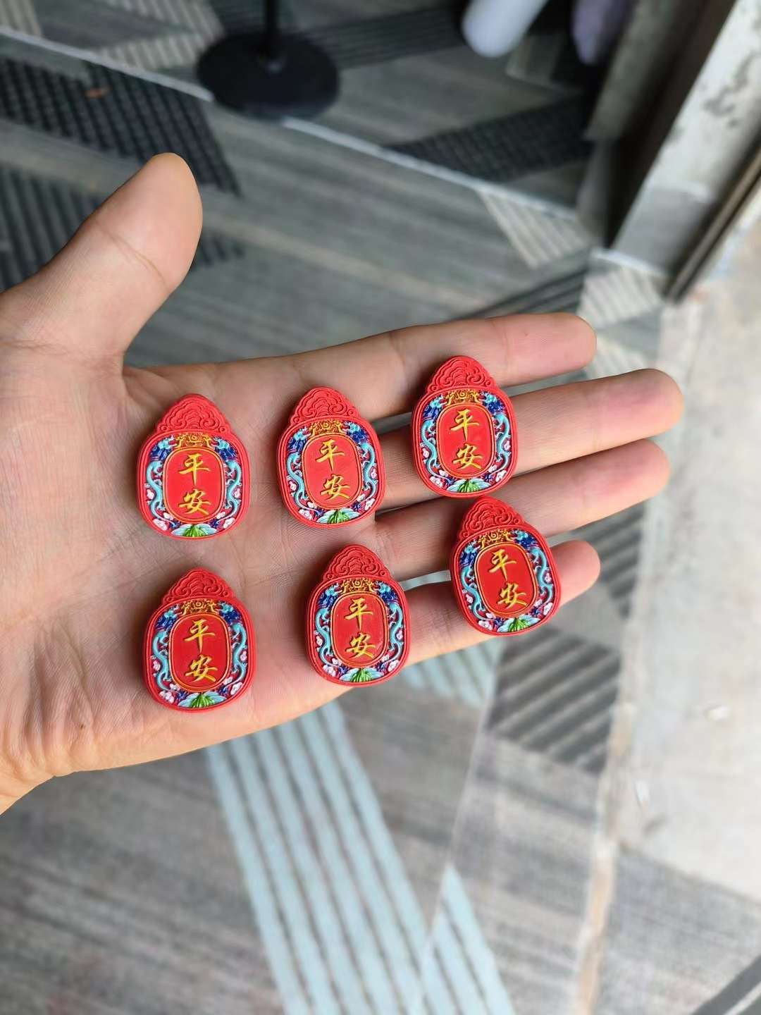 Colección de cinabrio pintado de estilo explosivo, colgantes, collares, pulseras!