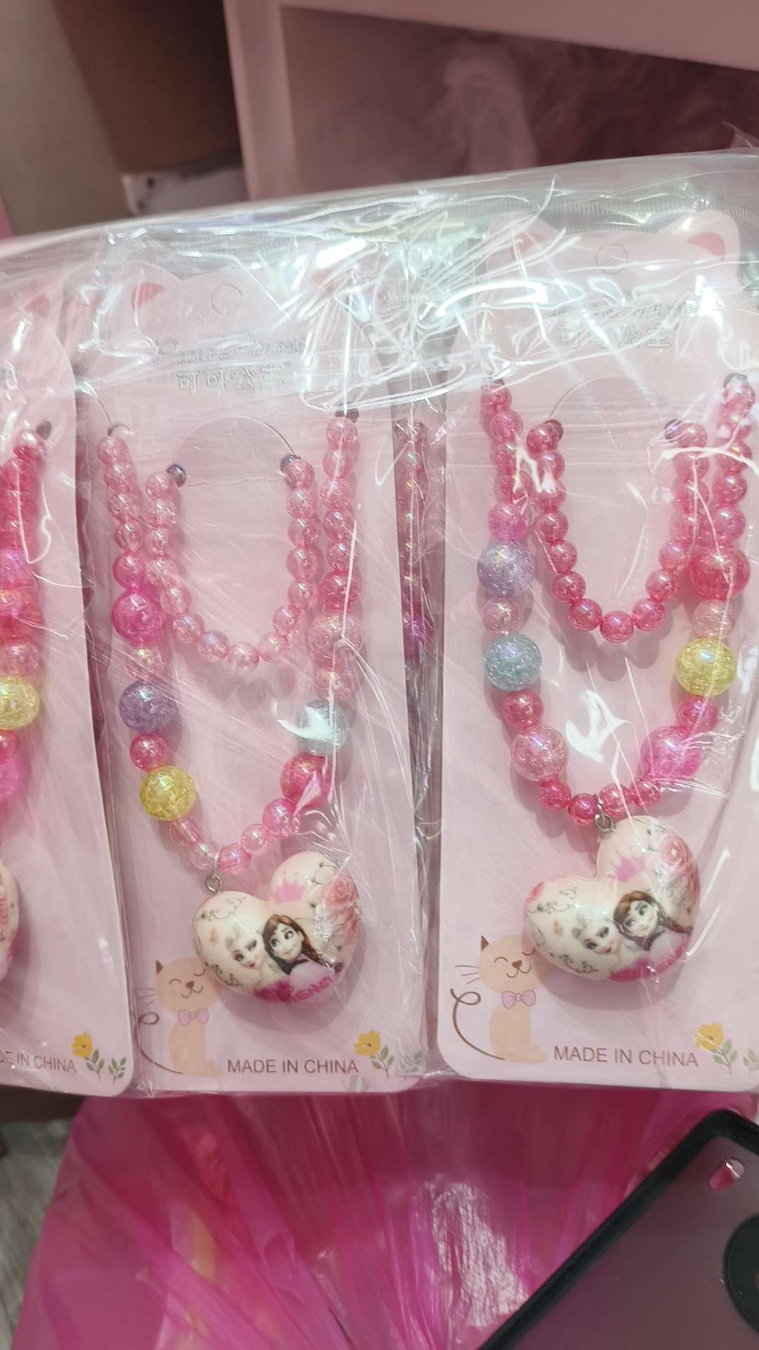 儿童饰品手串卡通创意潮流玩具儿可爱儿童发光项链套装产品图