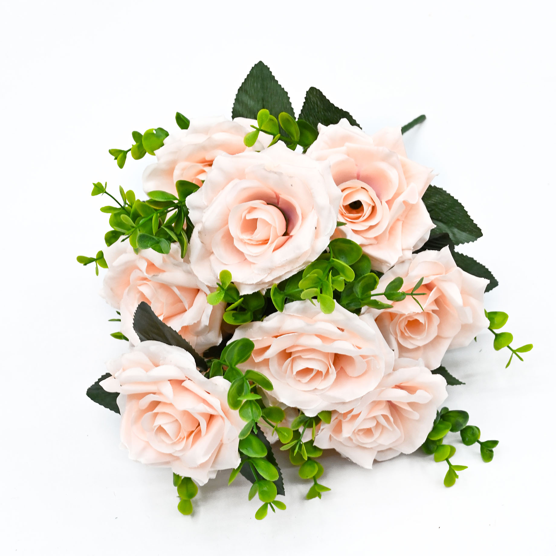 仿真花    12头两角玫详情3