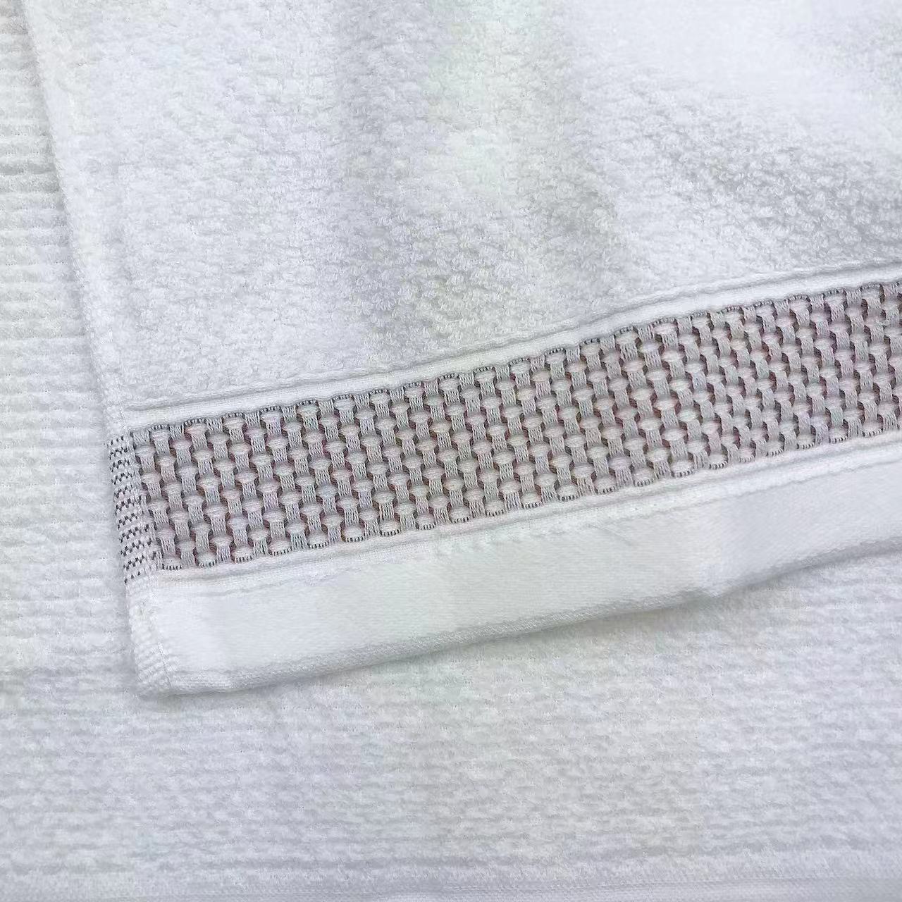 Pure cotton dot Soft and elegant mesh satin towels, home towels, gift towels, custom logo pic 5