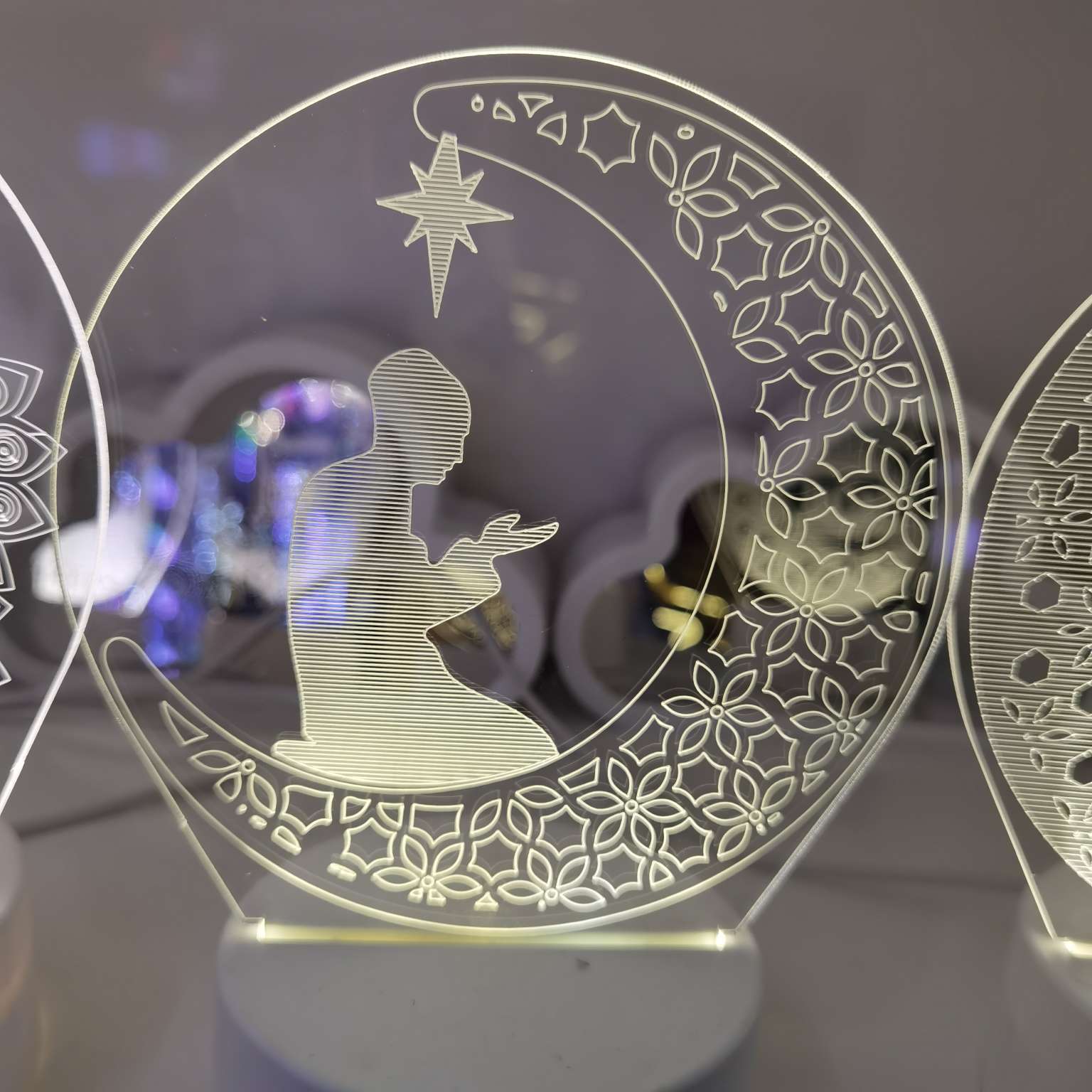 太阳能光纤花LED无影灯 专门用途灯具 环保节能 灯饰照明 花园装饰夜景照明详情图3