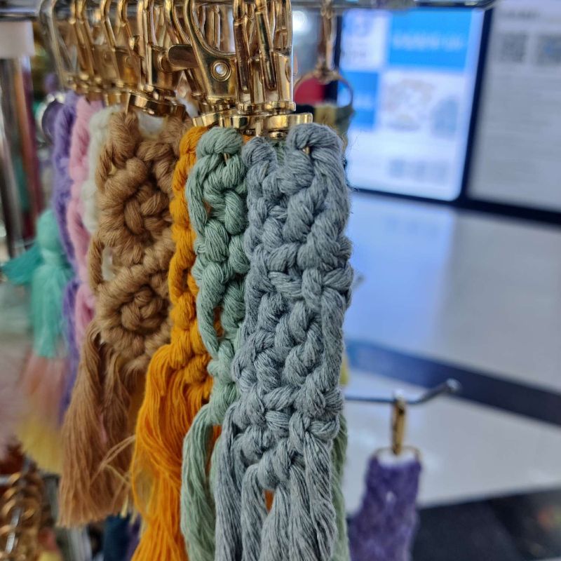 Knitted keychain 213213123123213