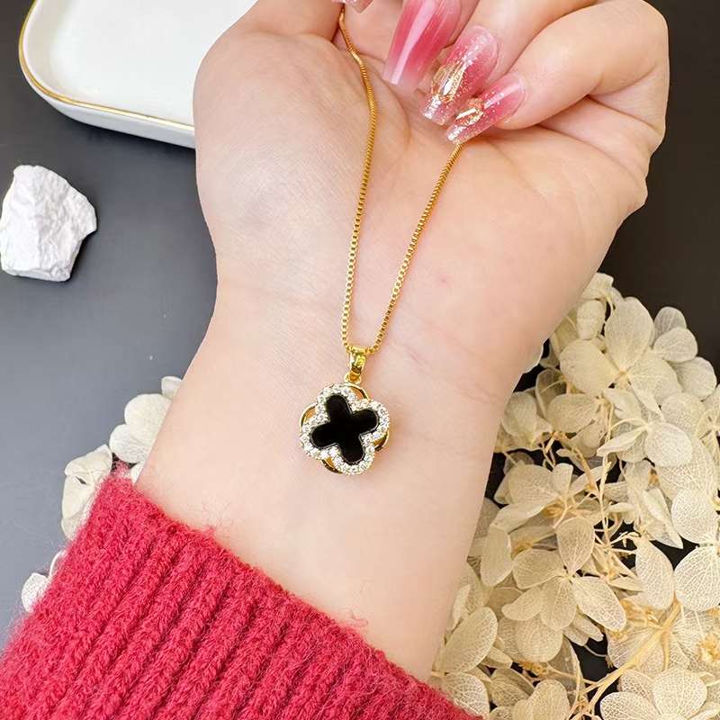 Genshin Impact merchandise: Lin Junjie's retro beaded jewelry, necklaces, pendants, 12 zodiac limited edition styles, exquisite handcrafted gourd-shaped bags, clothes, four-leaf clovers Item Picture