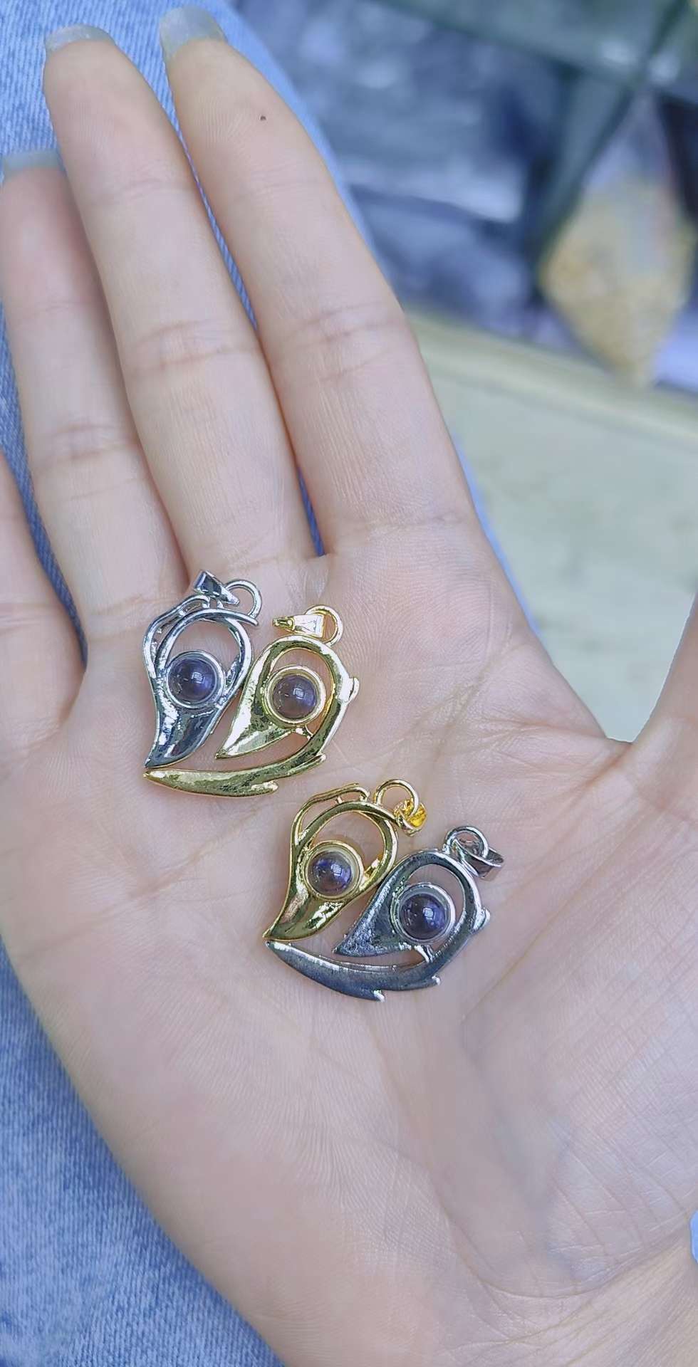 A collection of exquisite handcrafted items featuring the same retro beaded jewelry and necklaces as JJ Lin's from Genshin Impact, including twelve zodiac amber pendants detail image 3