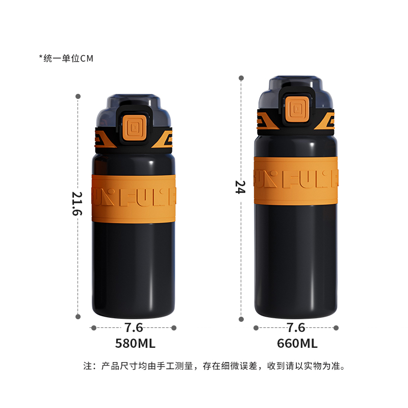 YCBW-614 小号运动随手双饮保温杯580ml  660ml详情2