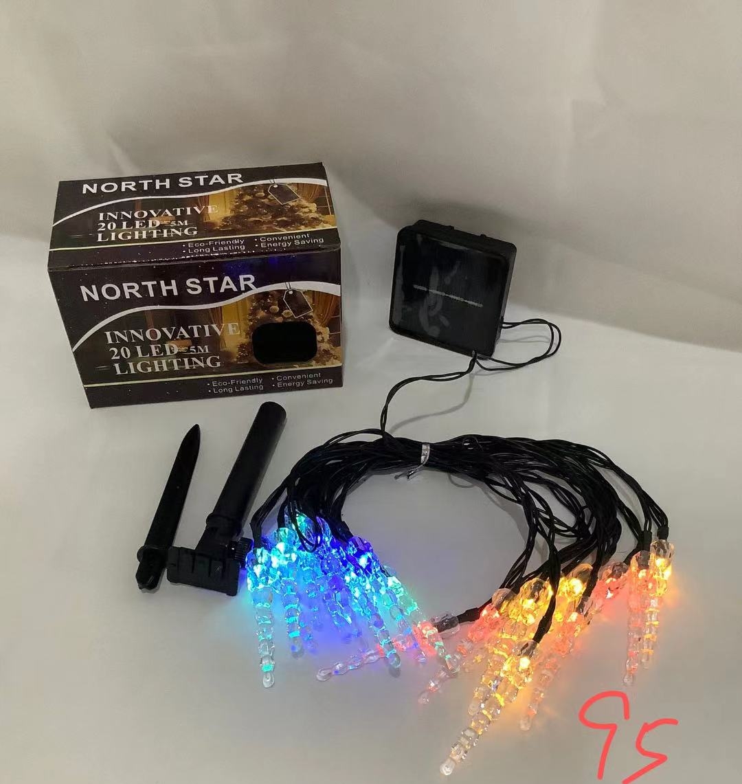 太阳能光纤花LED无影灯 专门用途灯具 灯饰照明 花园装饰 环保节能户外照明设备太阳能详情图3