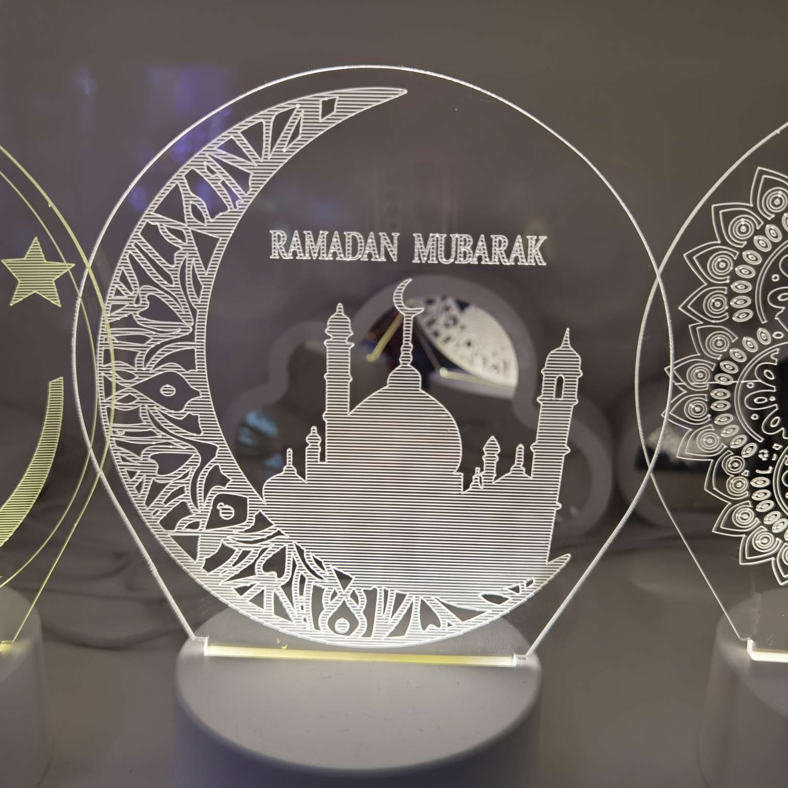 太阳能光纤花LED无影灯 专门用途灯具 环保节能 灯饰照明 花园装饰夜景照明产品图