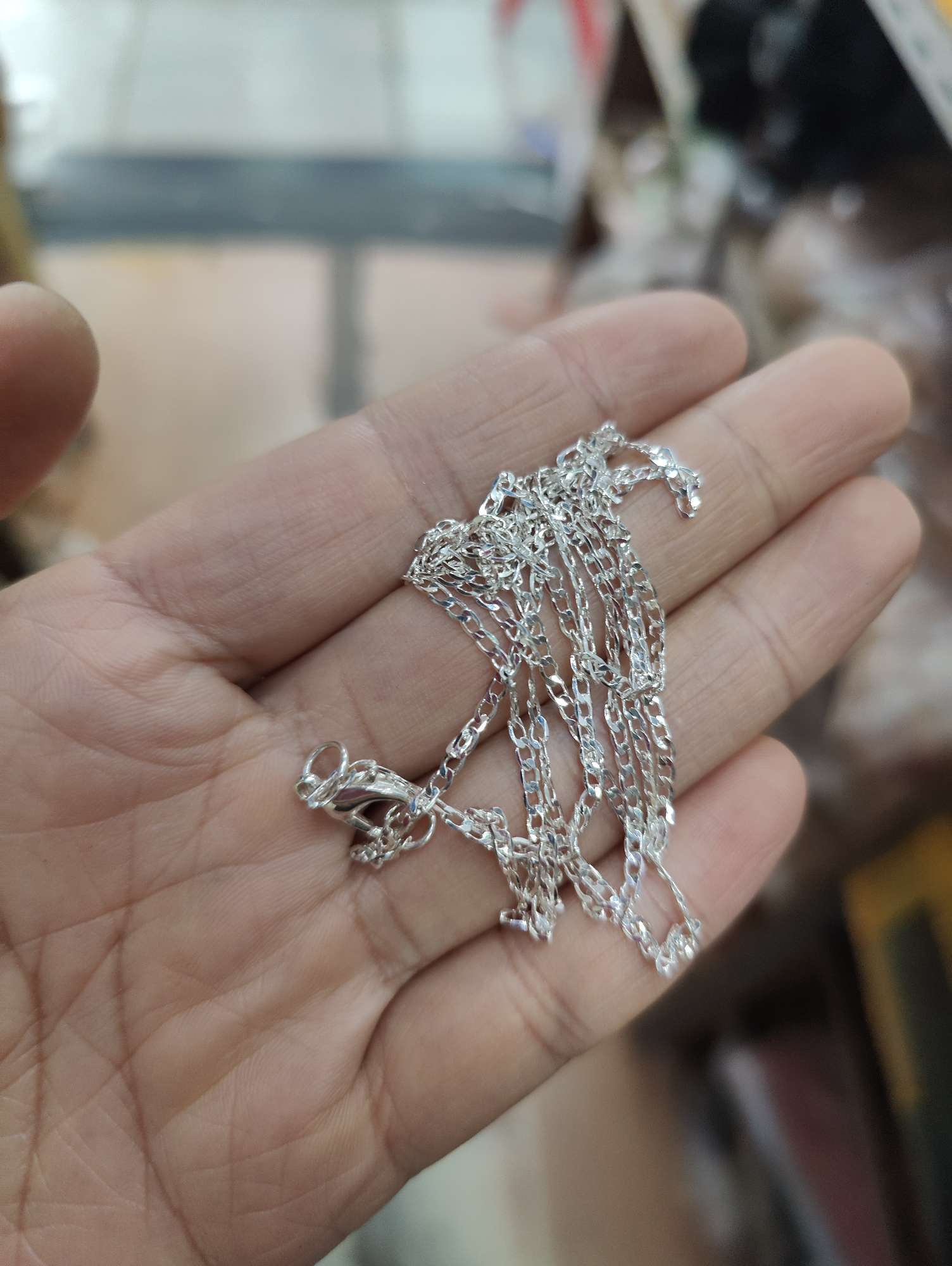 NK160，6DC，全铜材质，宽度为2.0，6面切面，可电镀，银，白k，金等，可按客人尺寸做手链，项链等。详情图2