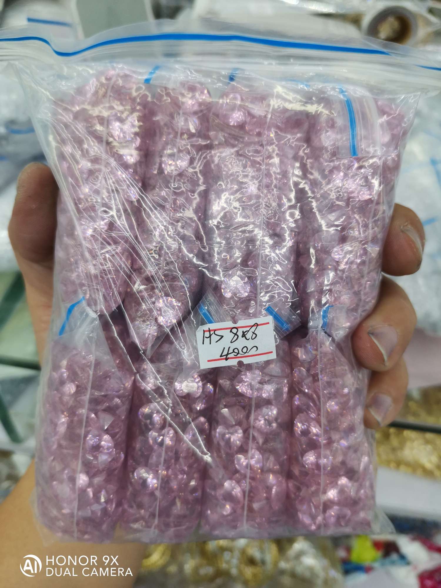Round pink