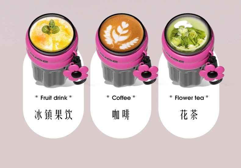 H185- Ice and Snow plastic Cup, portable dopamine-colored coffee cup, high appearance level, popular student cup, large capacity plastic cup, water cup detail image 6