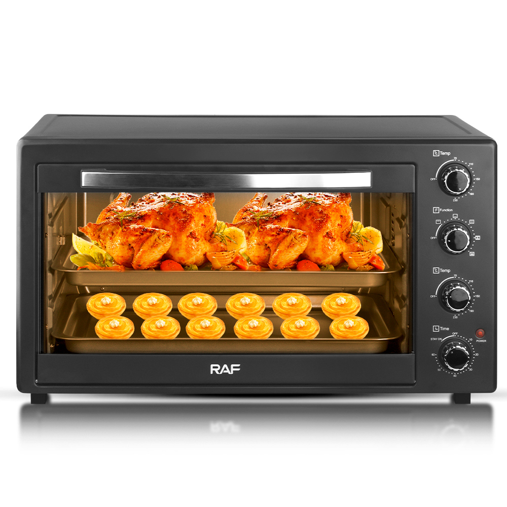 RAF electric oven, European standard 68L multi-functional household large-capacity fully automatic intelligent oven, fryer, visible baking Item Picture