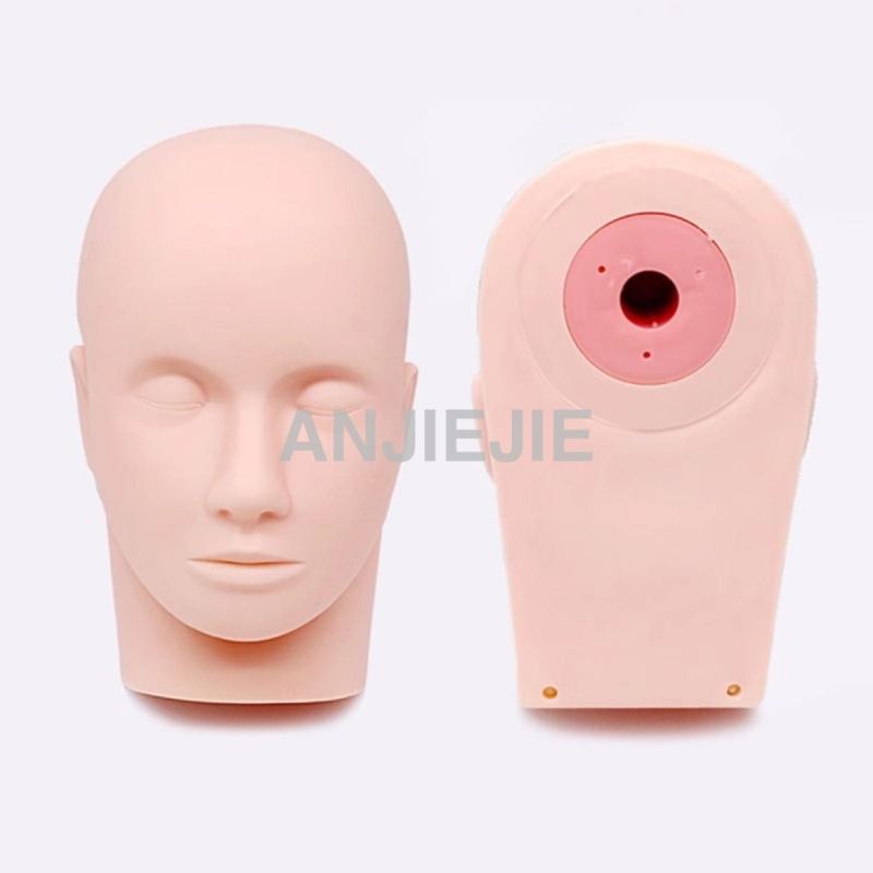 Silicone eyelash extensions for artificial head models for trainees 1