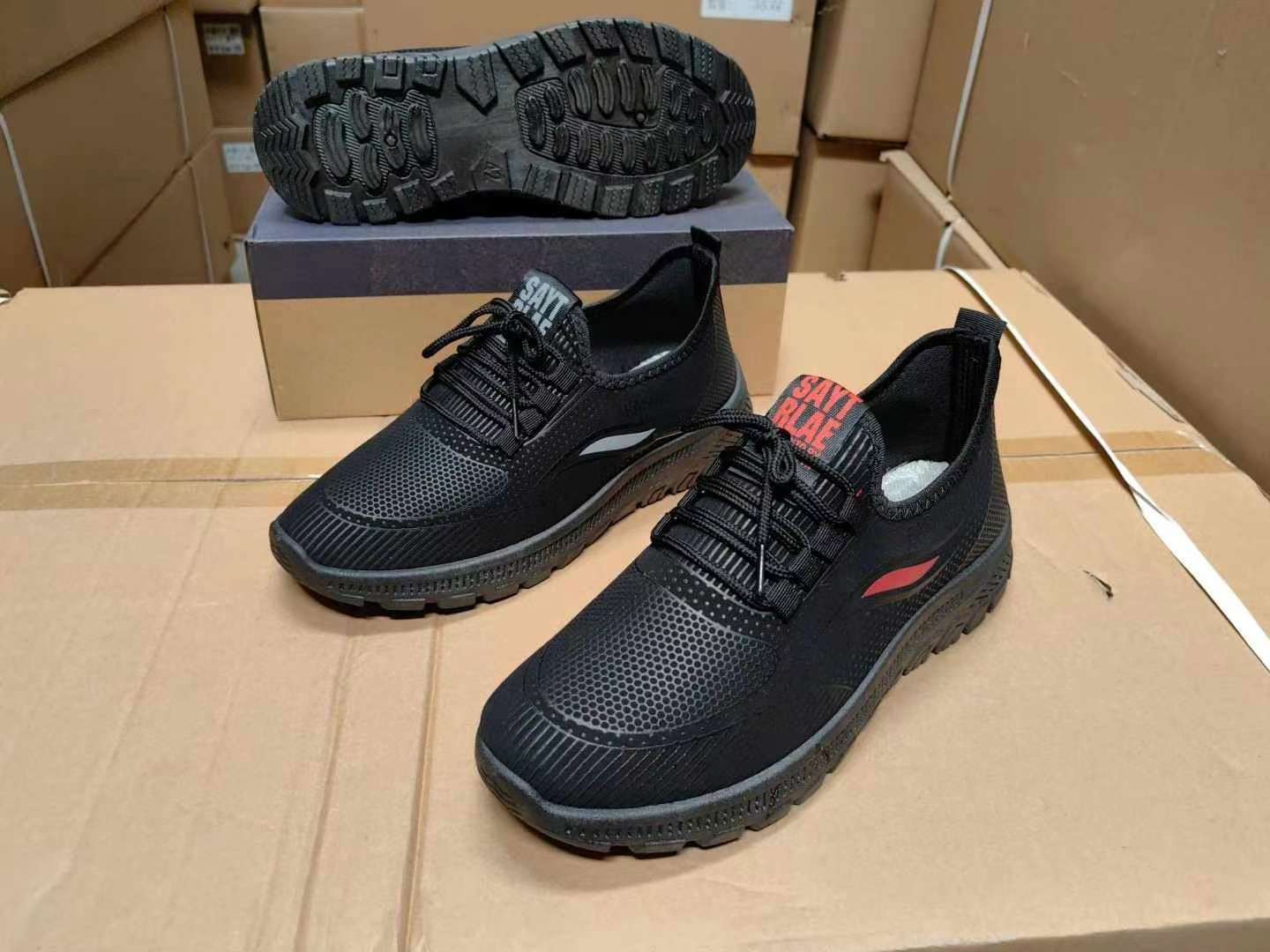 Men's casual single shoes, yellow rubber shoes, men's liberation shoes, Korean style trendy sports shoes, men's shoes, breathable and comfortable shoes, lightweight and durable, new men's shoes details Picture