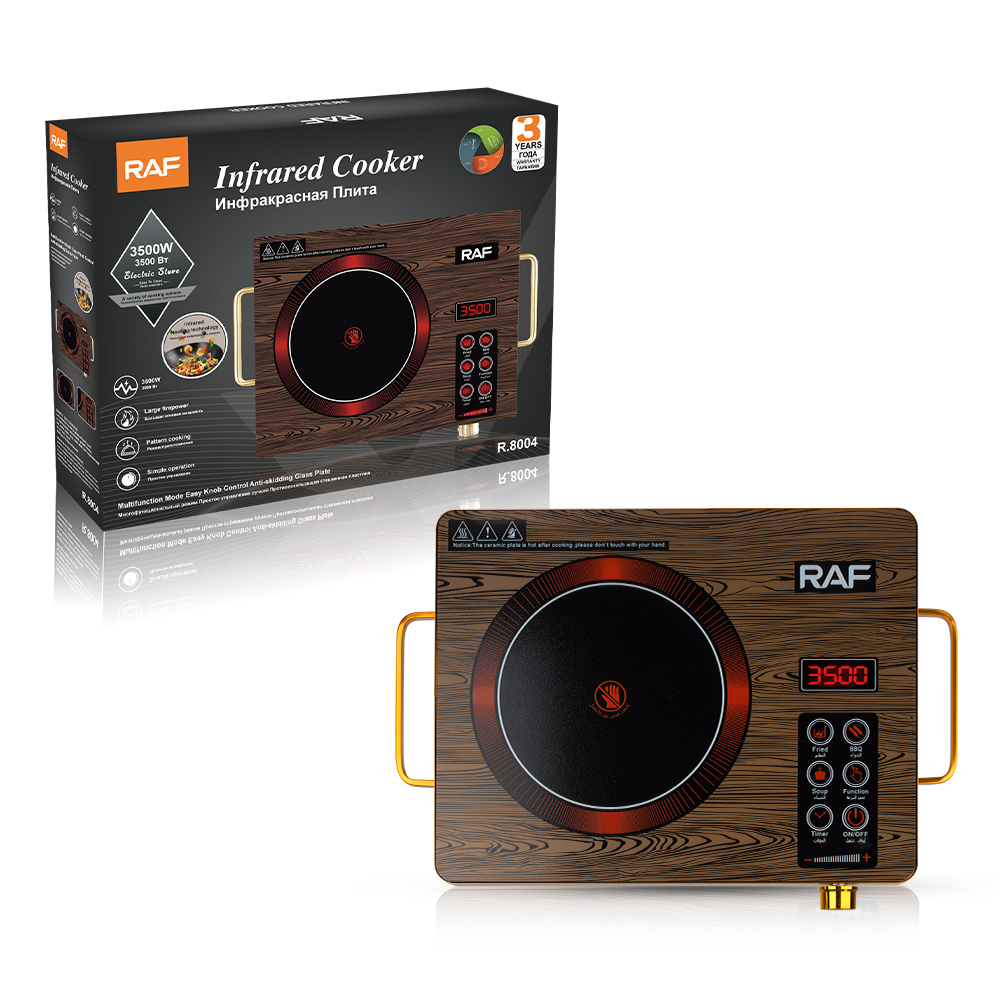 Cross-border European-style household high-power smart electric ceramic stove, multi-functional stir-frying light wave energy-saving induction cooker 3500W details Picture