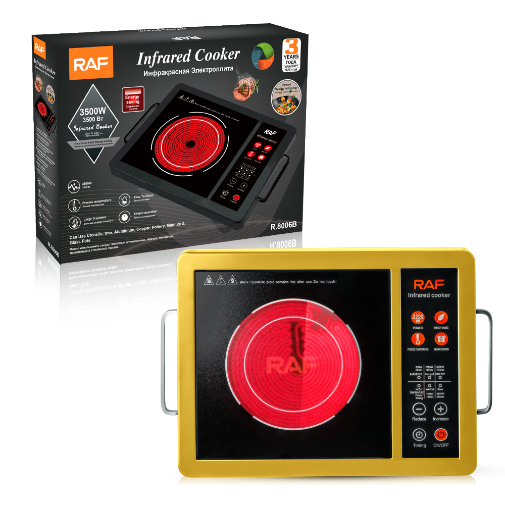 RAF European standard single-head single-burner electric ceramic stove, household manufacturer, electric ceramic stove, outdoor countertop, high-power single-head stove Application Scenario