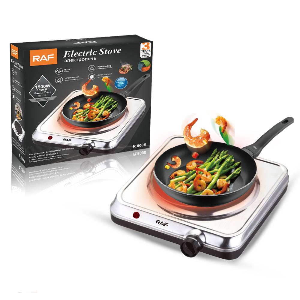 1500W single-burner single-stove stainless steel electric heating stove is a best-selling product for cooking rice and boiling water Specification image